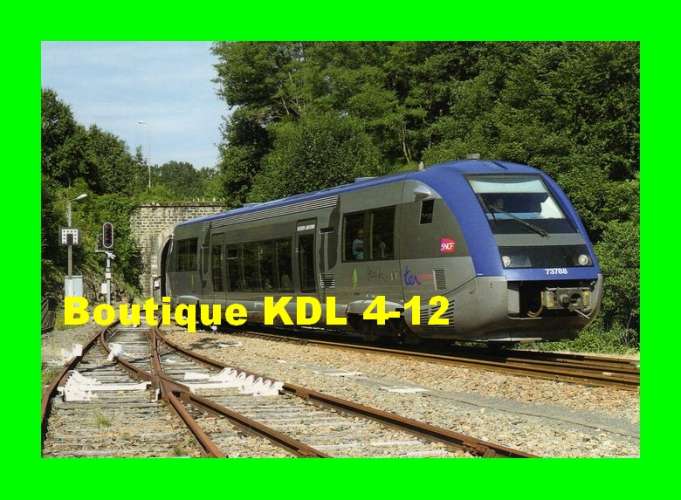 RU 1346 - Autorail X 73778 en gare - EYMOUTIERS  - Haute Vienne - SNCF