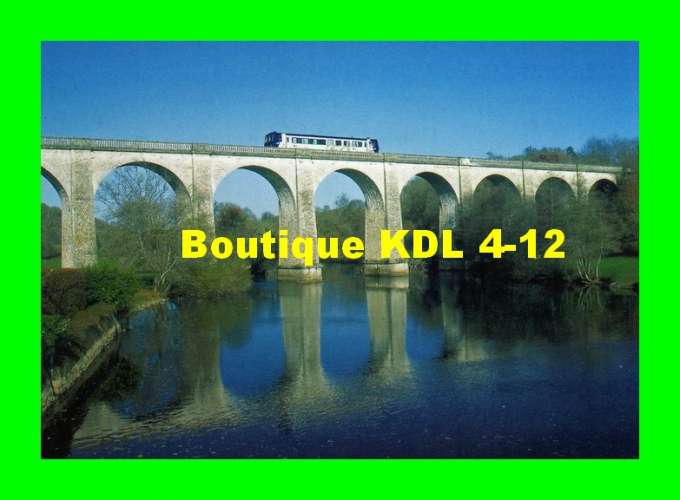 RU 1351 - Autorail X 2200 sur le viaduc du Taurion vers SAINT-PRIEST TAURION  - Haute Vienne