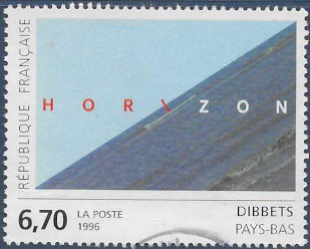 FRANCE 1996 : yt 2987 Oblitéré/Used # HOR\ZON - Dibbets