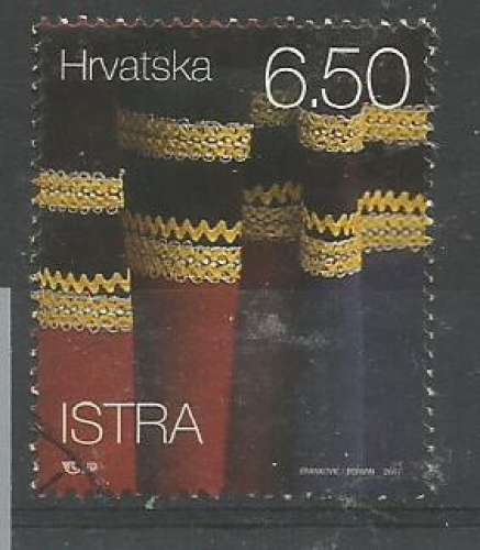 Croatie 2017 - Yt n° 1174 - Tissage - cote 1,60