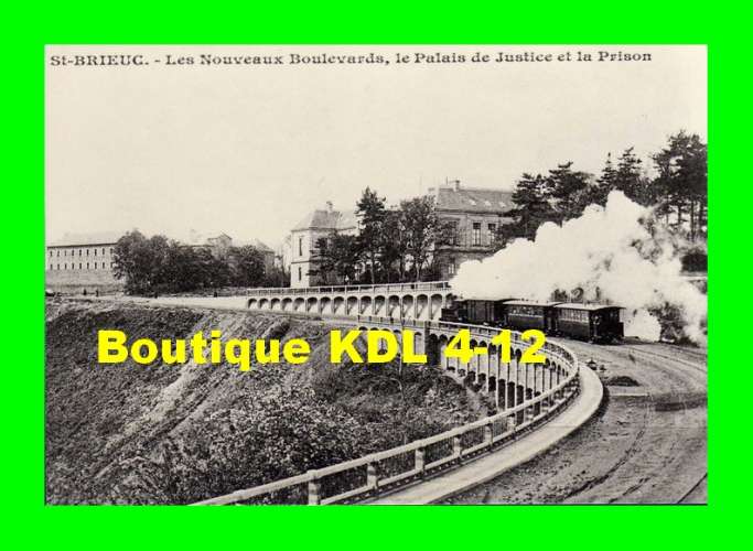 BVA 523-08 - Train vers le Palais de Justice et la Prison - ST-BRIEUC - Côtes d'Armor - CDN