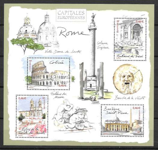 Année 2002 : Y. & T. N° BF N° 53 ** Rome