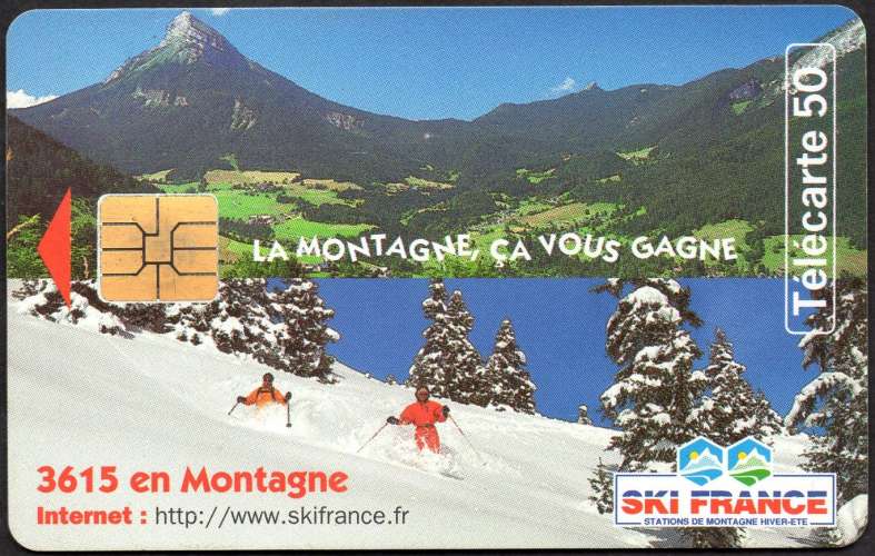 45/888 - Télécarte 50 - 10/97 - La montagne çà vous gagne