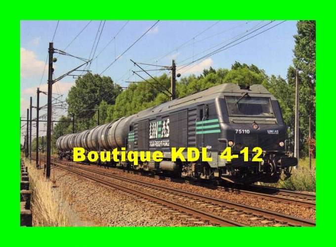 ACACF 564 - Train - Loco BB 75110 vers OSTRICOURT - Nord 59 - train des actionnaires privés