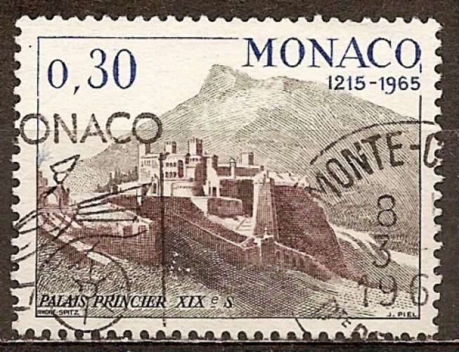 monaco ... n° 680  obliteré ... 1966