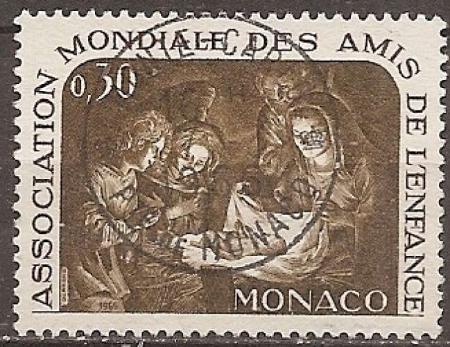 monaco ... n° 688  obliteré ... 1966