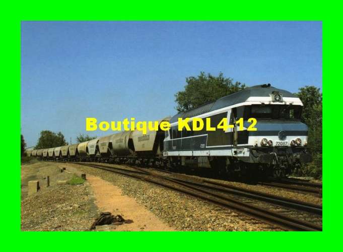 ACACF 173 - Train - loco CC 72087 sortant du triage - LE MANS - Sarthe - SNCF