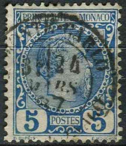 MONACO 1885 OBLITERE N° 3