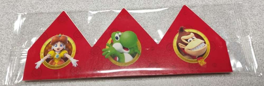 Couronne Galette des Rois Personnages Mario Nintendo