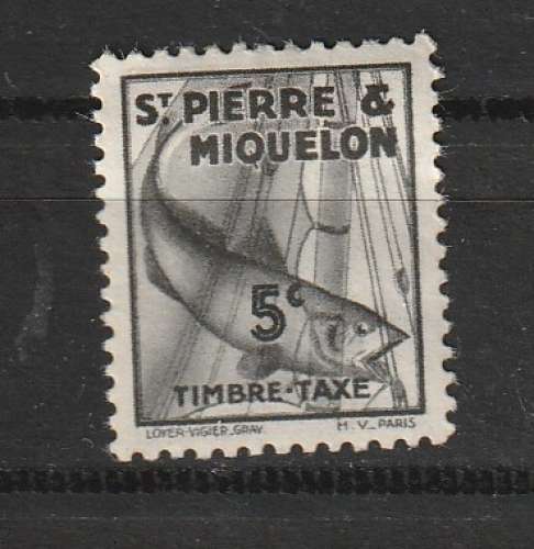 Saint Pierre & Miquelon 1938 Taxe  YT T32 neuf (colle tachée)