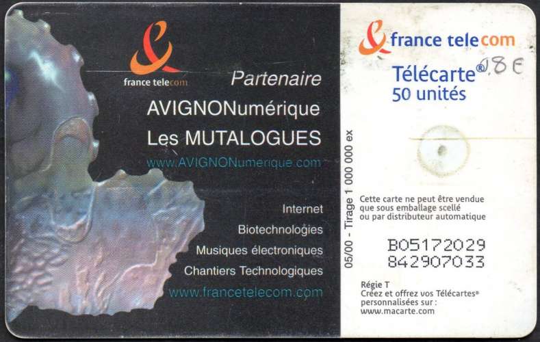 242/033 - Télécarte 50 - 05/00 - Avignon