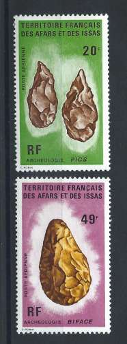 Afars et Issas PA N°83/84** (MNH) 1973 - Archéologie 