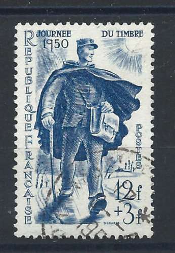 France N°863 Obl (FU) 1950 - Journée du timbre