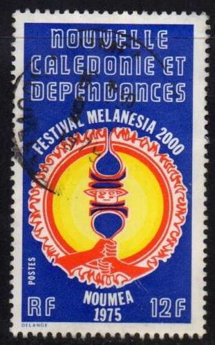 Nouvelle Calédonie  N° 394 Obl. Société Festival Melanésia 2000 1975 
