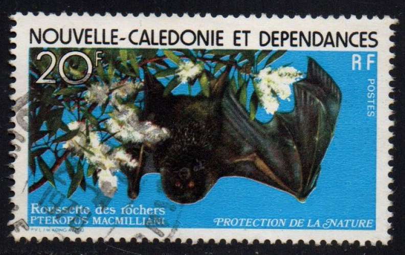 Nouvelle Calédonie  N° 421 Obl. Roussette 1978 Chauve - souris