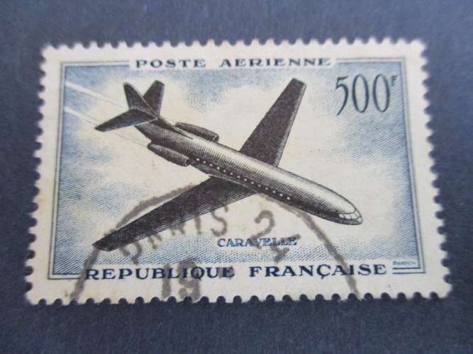 france y & t poste aerienne 36 obl 1957