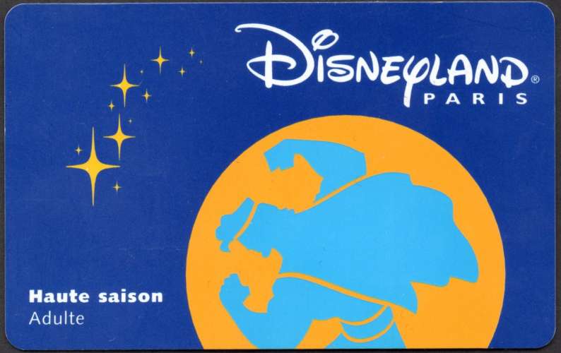 472 - Passeport haute saison Disneyland Paris