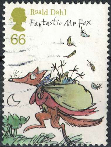 Royaume Uni 2012 Oblitéré Used Roald Dahl Fantastic Mr. Fox