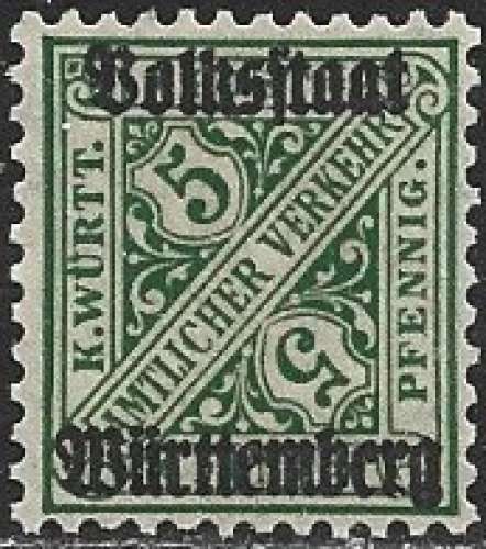 Allemagne - Württemberg - 1919 - Y&T s102** - MNH ( service)