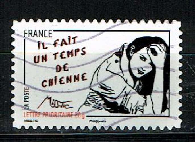 FRANCE 2011 - YT 548  AUTO-ADHÉSIF OBLITÉRÉ.