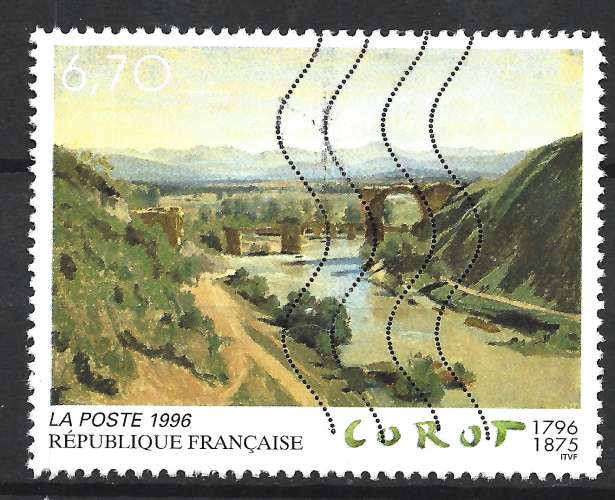 France  1996 - Y & T : 2989 - Peinture : JB Corot