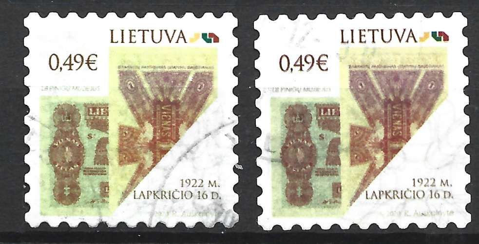 Lituanie 2020 - Y & T : 1142 - Billet de banque 1922