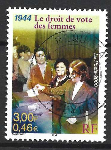 France 2000  - Y & T : 3353 - Siècle au fil du timbre : Droit de vote des femmes 
