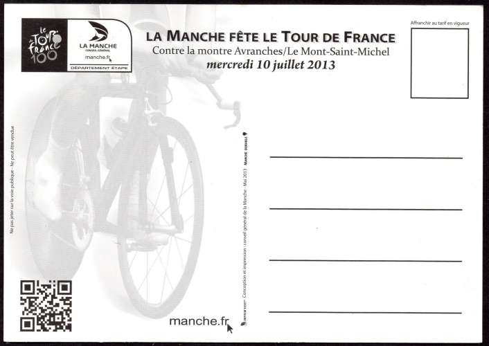 CP48 - La Manche fête le tour de France