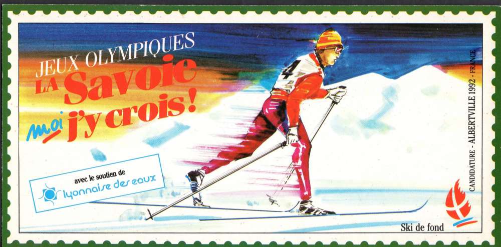 BF135-14 - Candidature JO Albertville 92 - Ski de fond