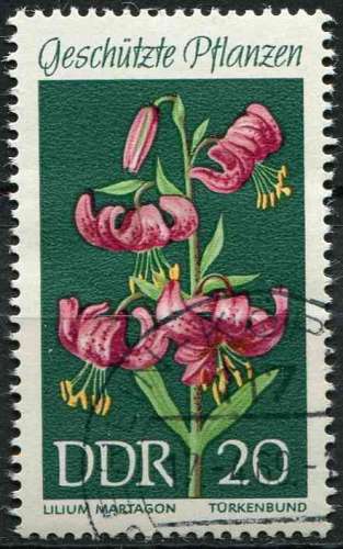 ALLEMAGNE RDA 1969 OBLITERE N° 1155 fleurs