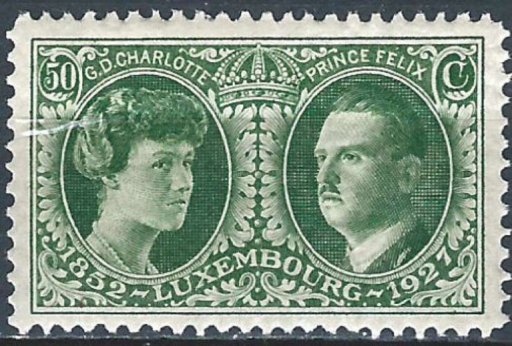 Luxembourg - 1927 - Y & T n° 188 - MH