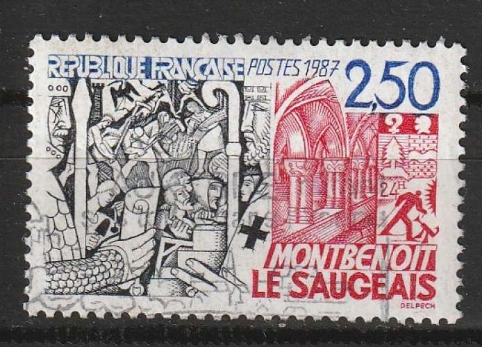 France  1987 YT 2495 Le Saugeais
