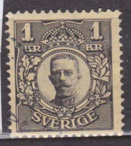 Suède 1917-1919 YT 105 Obl Gustave V