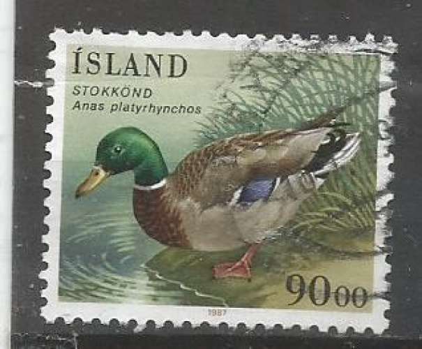 Islande 1987 - YT n° 624 - Canard - cote 2,00