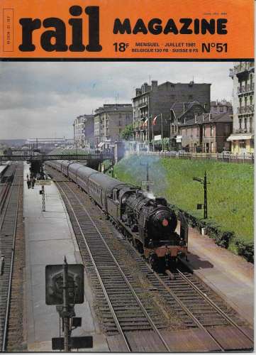Lot de 82 numéros de la revue disparue Rail Magazine.