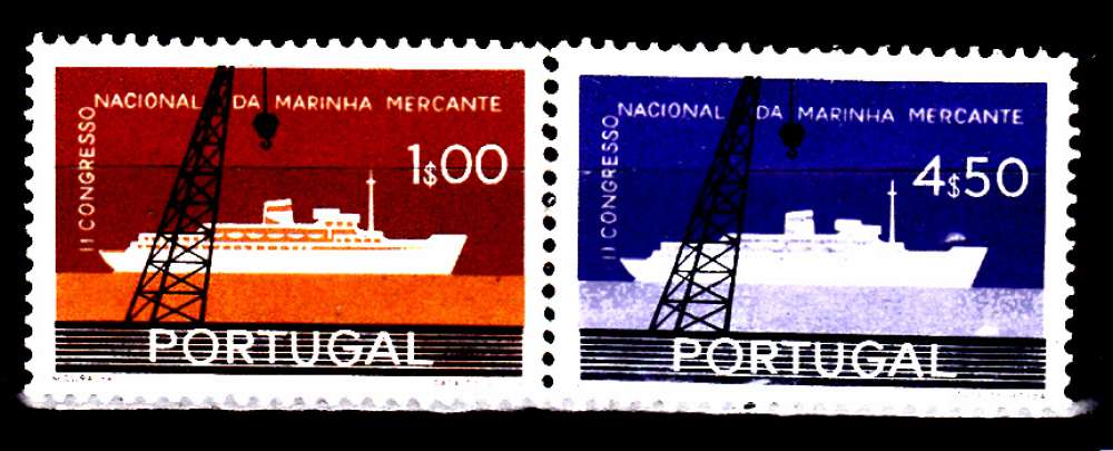 Portugal 851 / 52 Marine marchande