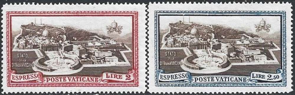 Vatican - 1933 - Y&T 3 à 4** - MNH - (express)