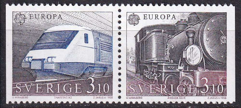 suede ... n° 1478a  neufs sans gomme ... 1988