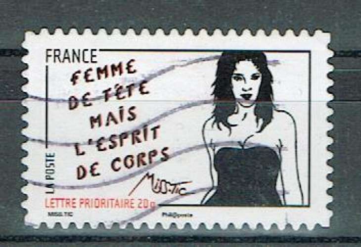FRANCE 2011 - YT 540  AUTO-ADHÉSIF OBLITÉRÉ.