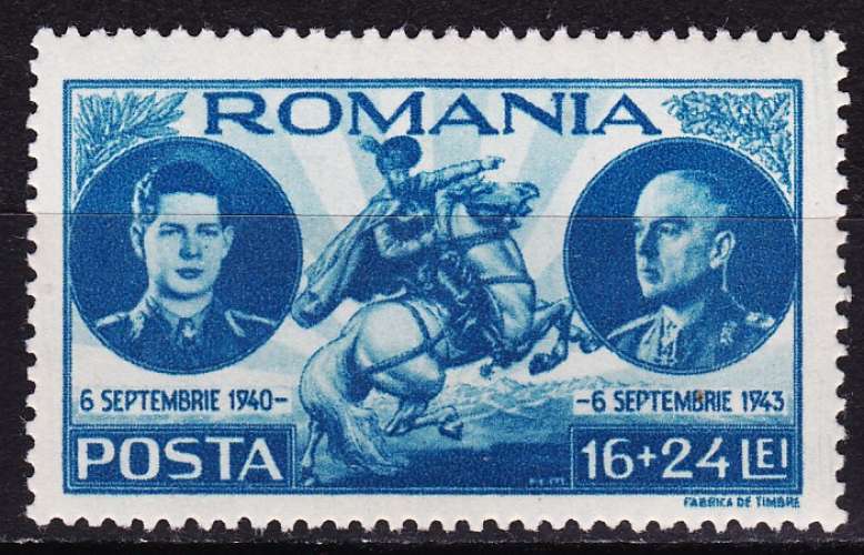 Roumanie - Année 1943 - Y&T N°731**