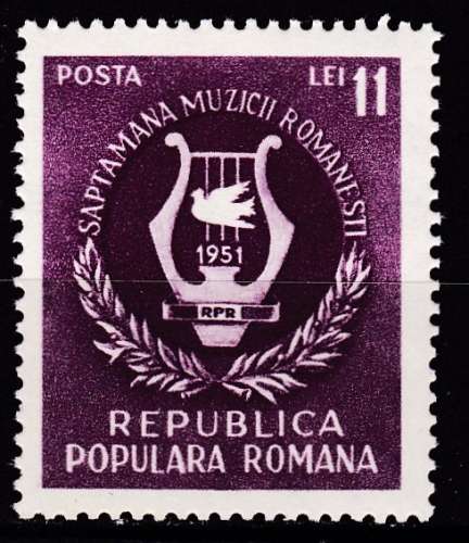 Roumanie - Année 1951- Y&T N°1164**