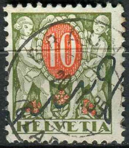 SUISSE 1924 OBLITERE TAXE N° 56