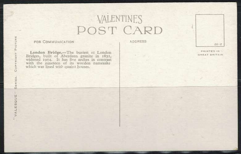 Carte Postale London Bridge