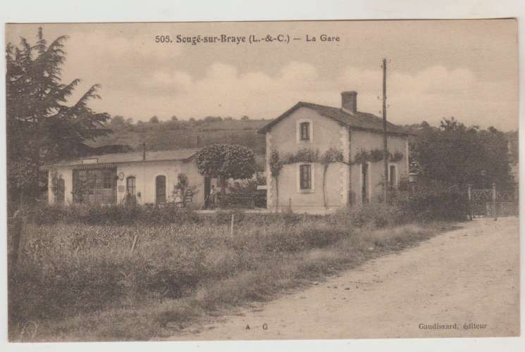 cpa 41 Sougé-sur-Braye La Gare 