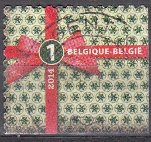 Belgique 2014 COB 4467B O Cote (2016) 2.20 Euro Noël Cachet rond