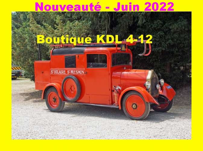 *AL SP 145 à 164 - Lot de 20 cartes postales - Véhicules des Sapeurs-Pompiers de France