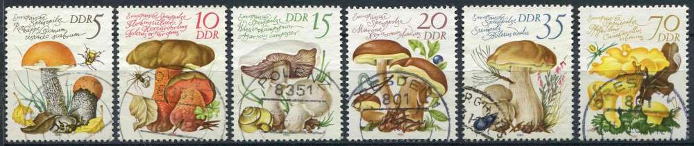 ALLEMAGNE RDA 1980 OBLITERE N° 2210 à 2215