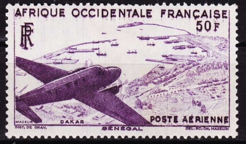 Afrique occidentale française - Poste aérienne - Y&T N°12*