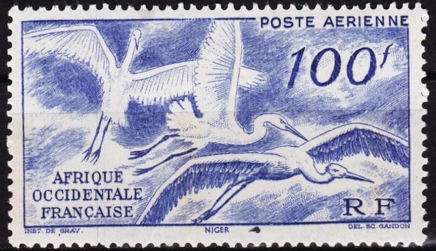 Afrique occidentale française - Poste aérienne - Y&T N°13*