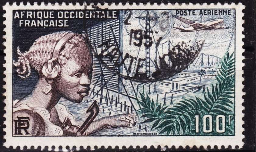 Afrique occidentale française - Poste aérienne - Y&T N°19